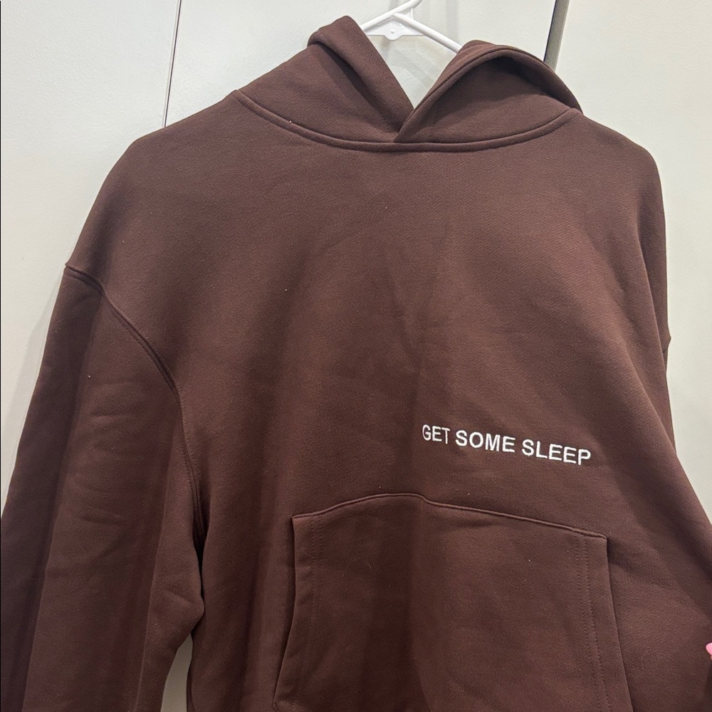 Get Some Sleep Brown Hoodie